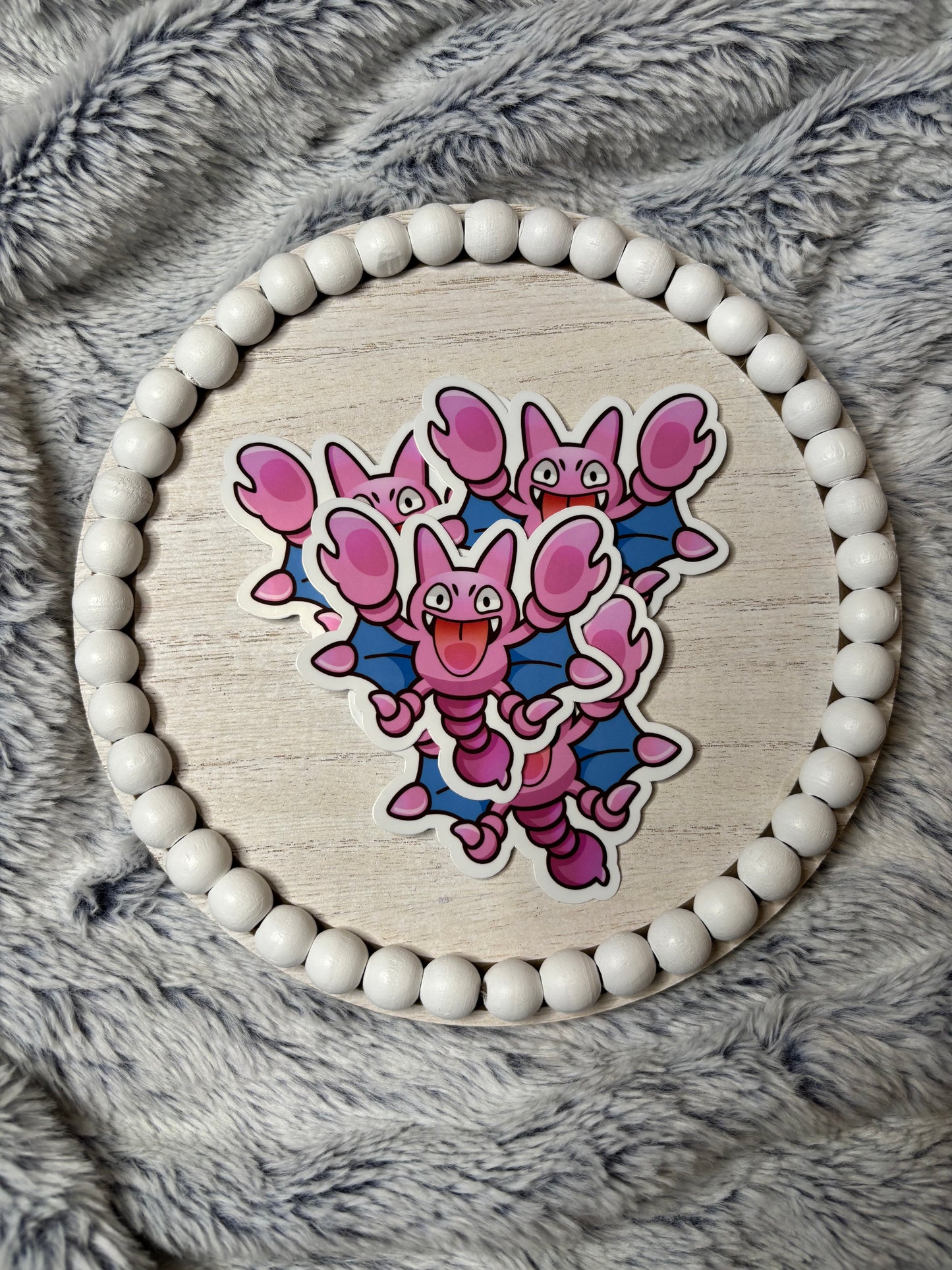 Purple Flyer Vinyl Sticker