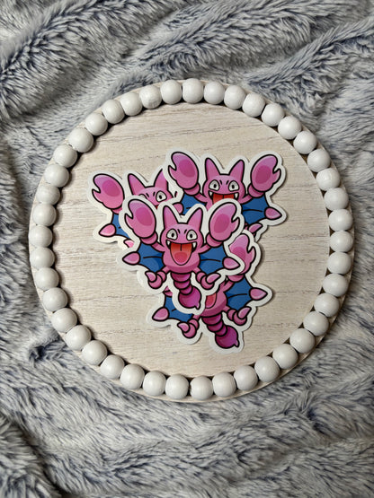 Purple Flyer Vinyl Sticker