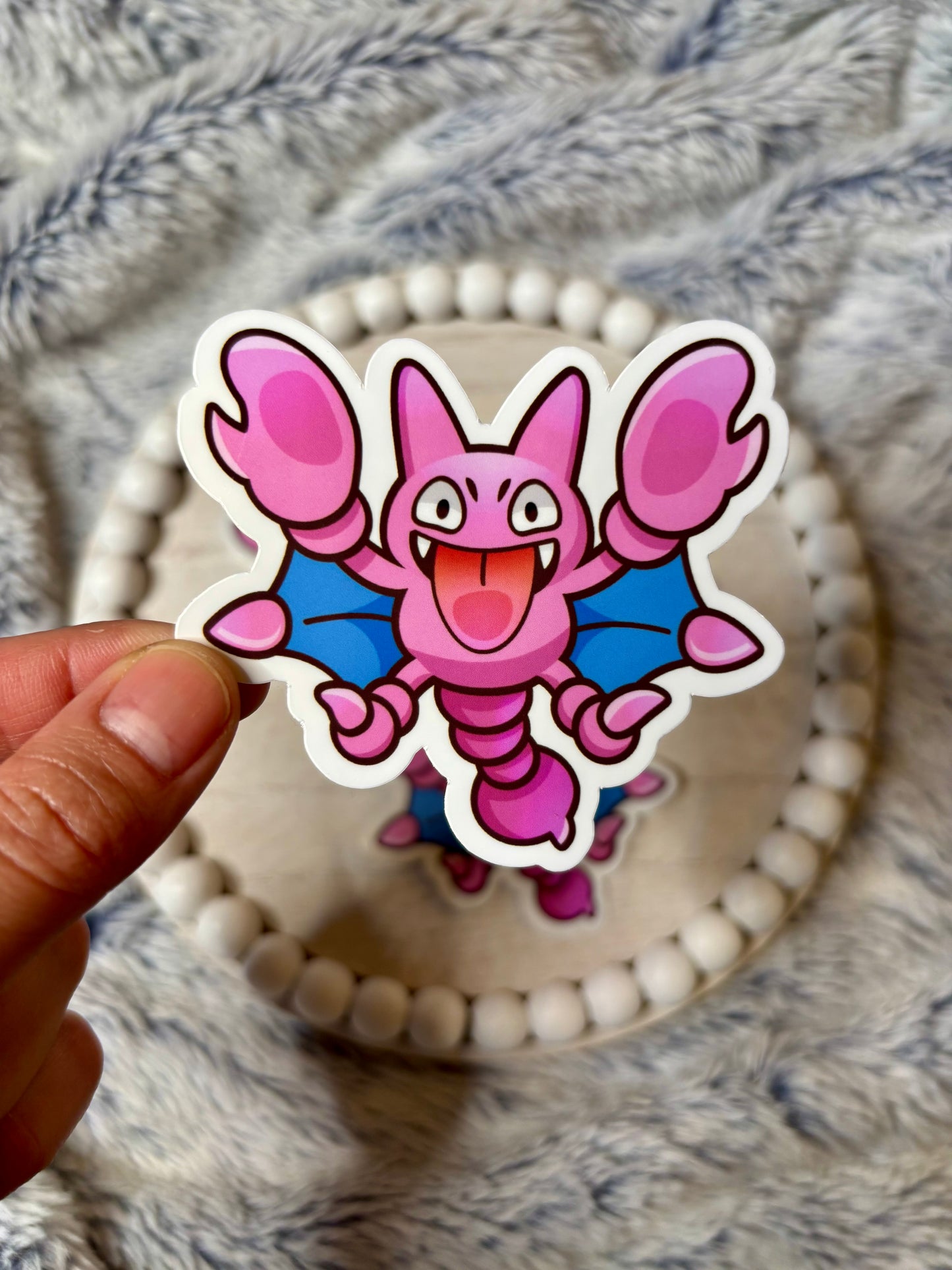 Purple Flyer Vinyl Sticker
