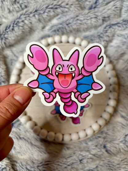 Purple Flyer Vinyl Sticker