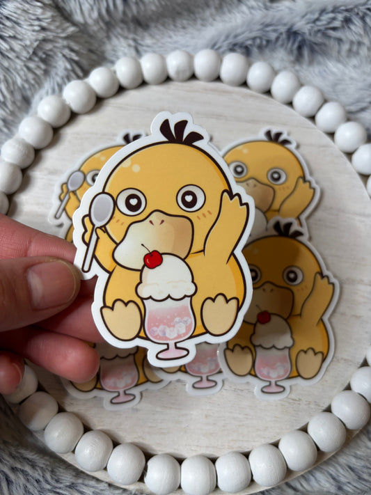 Cream Soda Ducky Vinyl Sticker