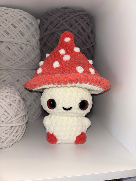 Red Mushroom Crochet Plushie