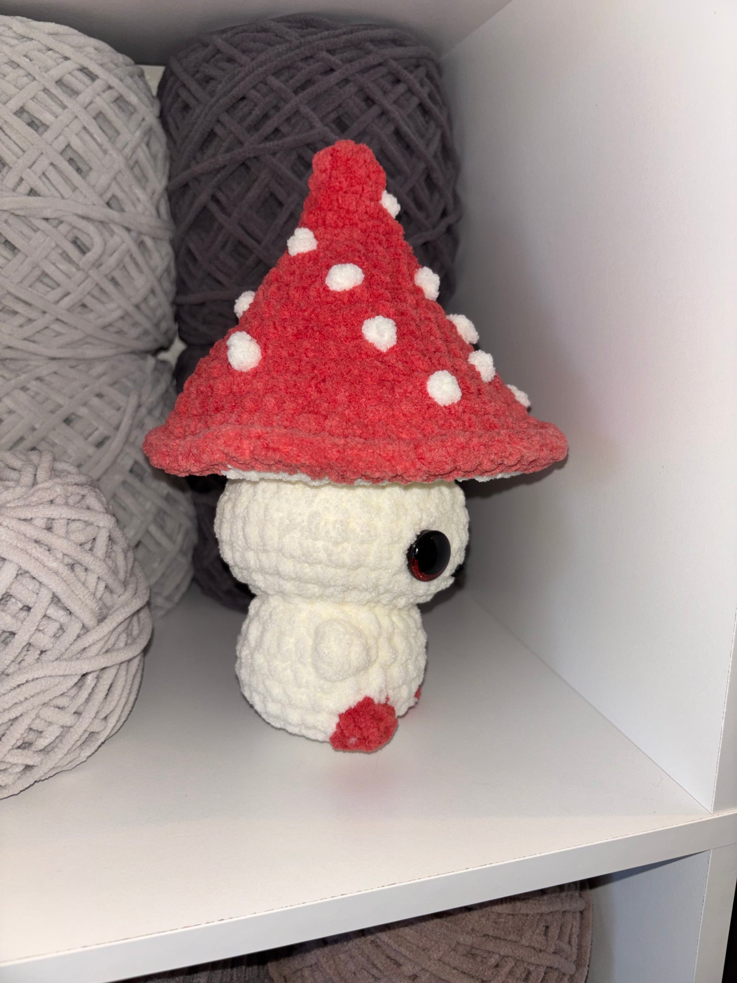 Red Mushroom Crochet Plushie