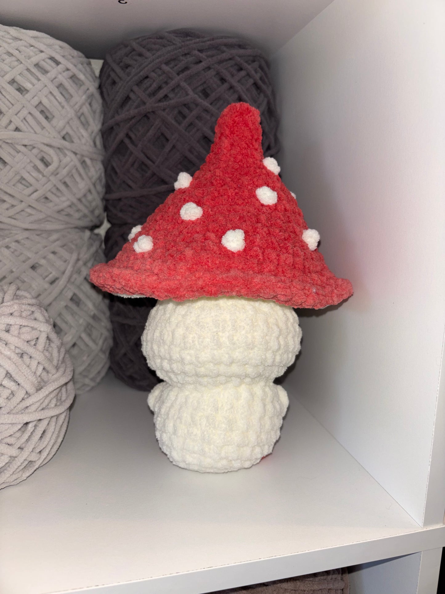 Red Mushroom Crochet Plushie