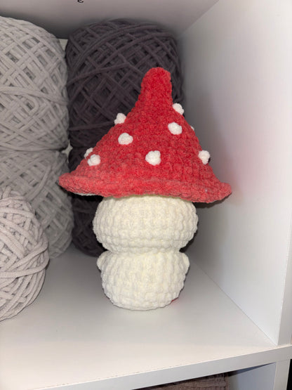 Red Mushroom Crochet Plushie