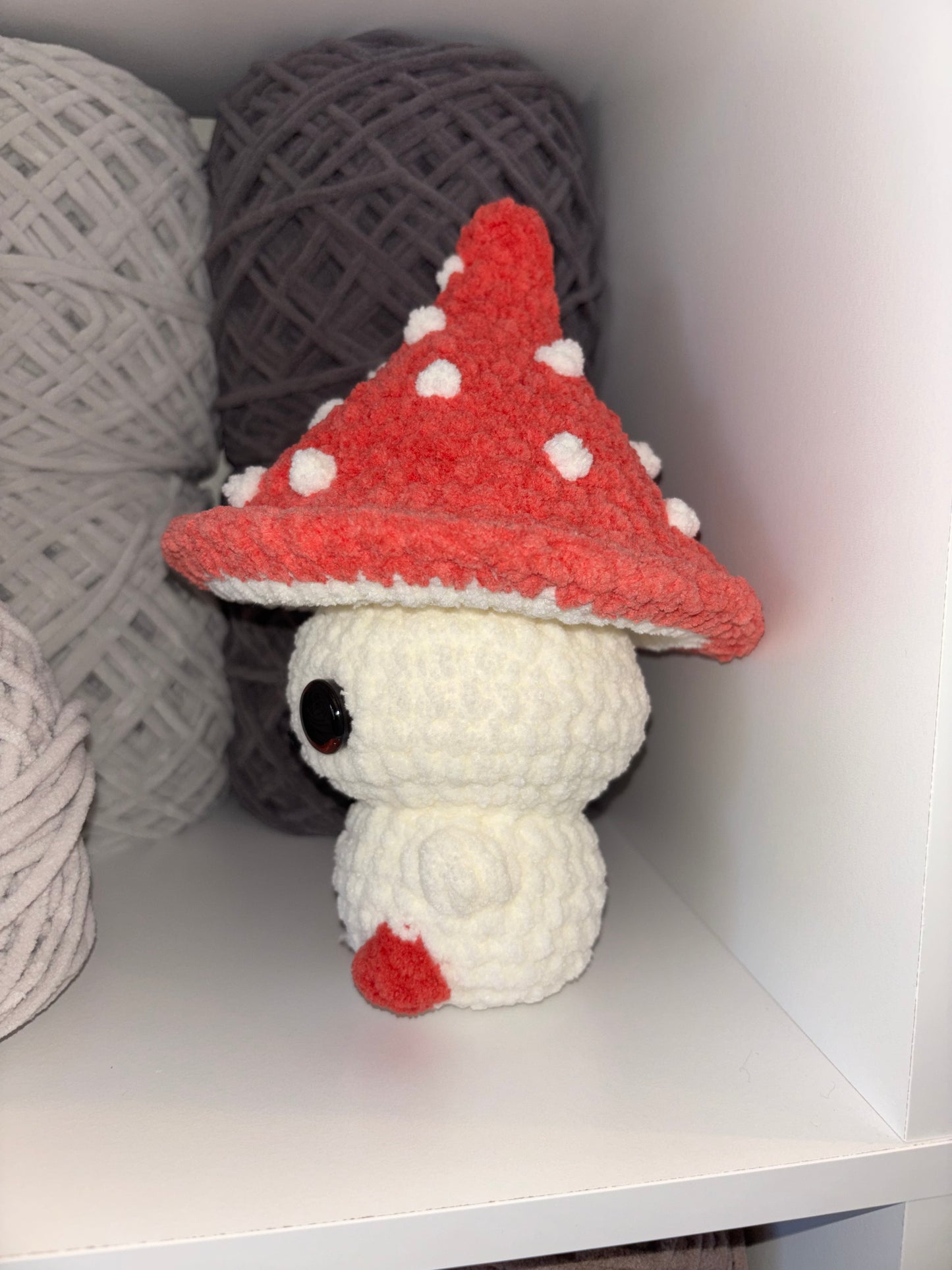 Red Mushroom Crochet Plushie