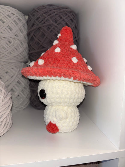 Red Mushroom Crochet Plushie