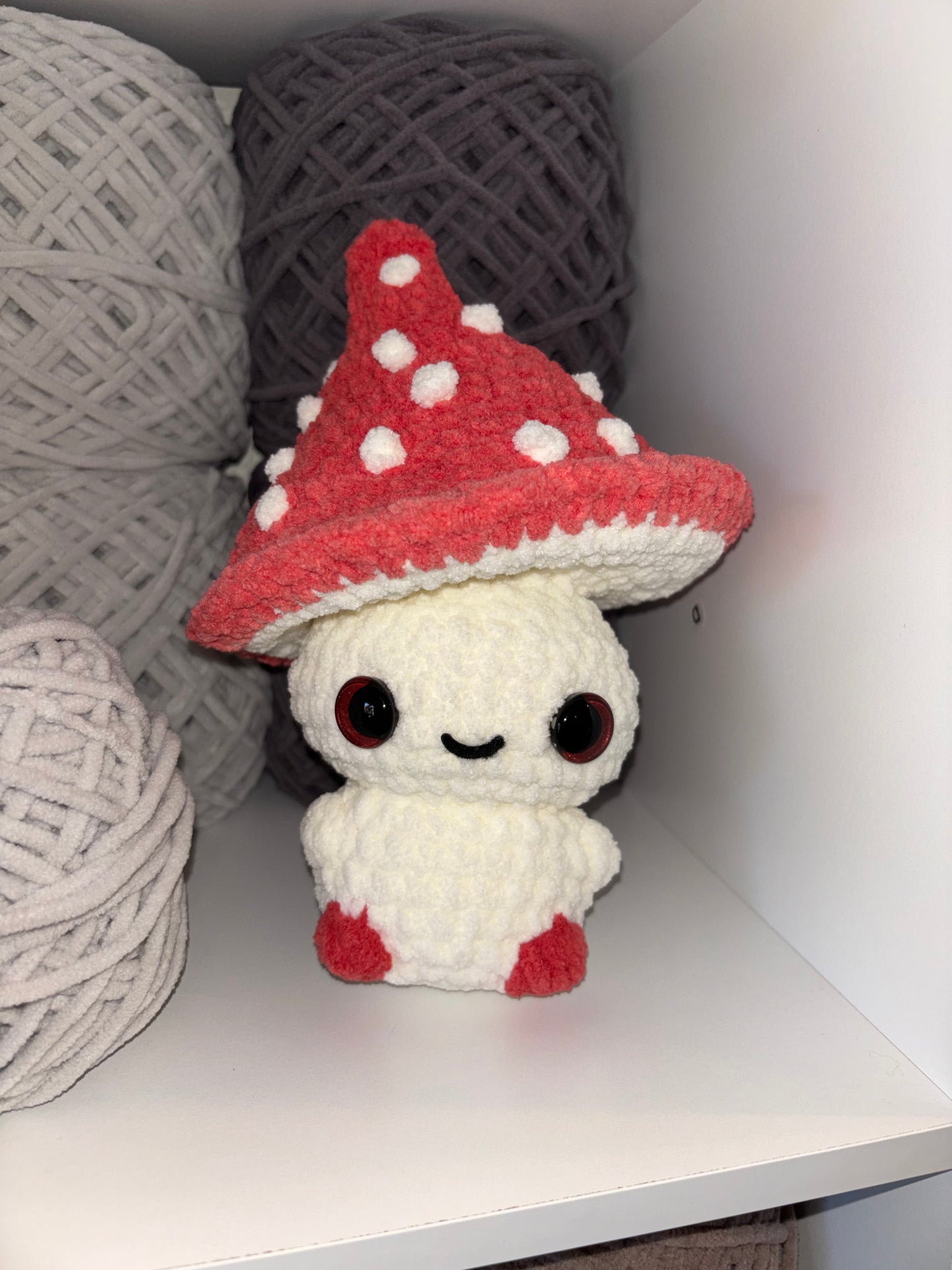Red Mushroom Crochet Plushie