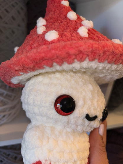 Red Mushroom Crochet Plushie