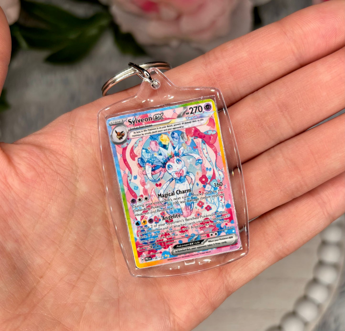 Sylveon Acrylic Keychain