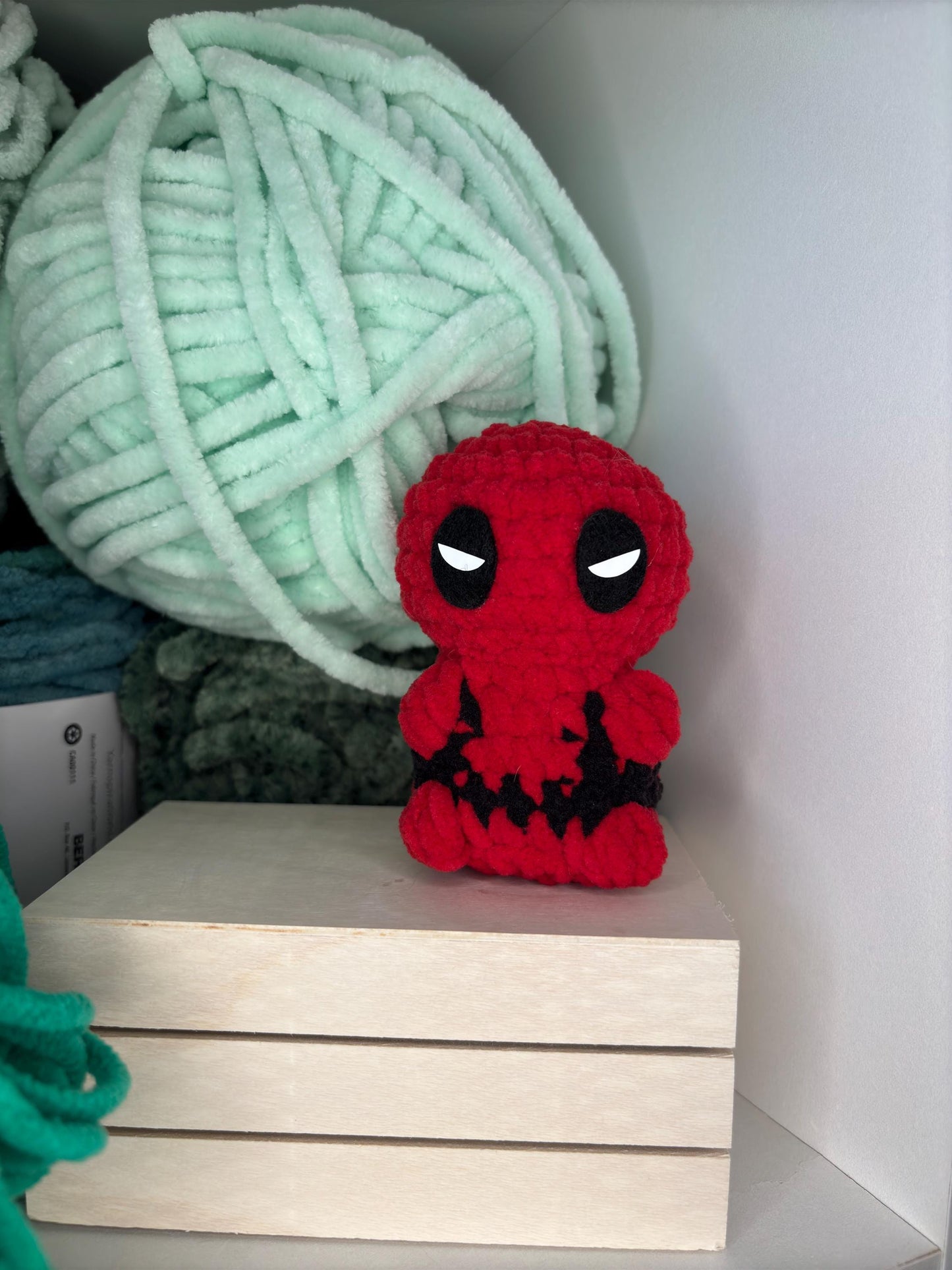 Deadpool Handmade Crochet Plushie, Movoe Character Plushie, Marvel, Gift for him, Gift for her, Personalized gift, Party gift