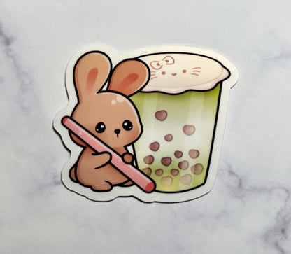 Kawaii Animal Sticker|Koala Bear Sticker|Bunny|Cute Kawaii Sticker| Phone Stickers|Laptop sticker|Waterbottle Sticker|Gift for her