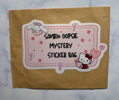 Sanrio Oopsie Mystery Sticker Bag|Hello Kitty Sticker|Sanrio Sticker|B+ Grade|Anime Sticker|Kawaii Sticker|Valentines Day Gift|Gift for her|