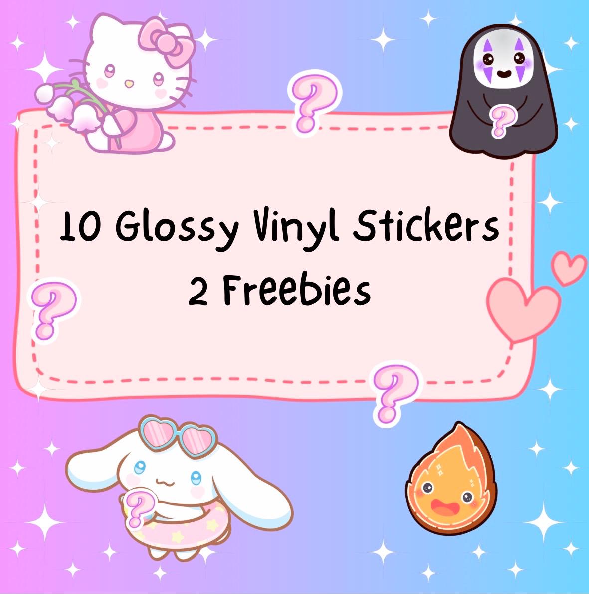 Anime Mystery Sticker Bag|Sticker Grab Bag|Sanrio Sticker|Hello Kitty Sticker|Phone Stickers|Laptop sticker|Waterbottle Sticker|Gift for her