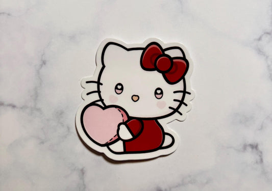 Hello Kitty Sticker|Sanrio Sticker|Anime Sticker|Kawaii Sticker|Phone Stickers|Laptop sticker|Waterbottle Sticker|Gift for her