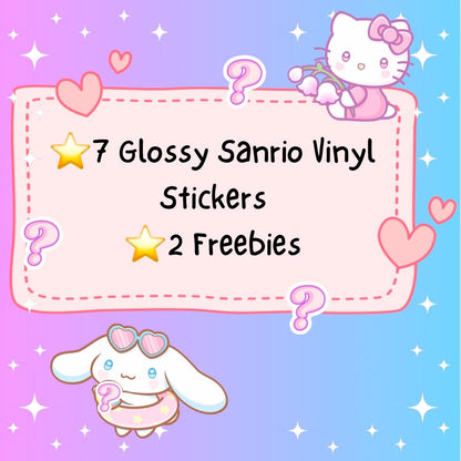 Sanrio Mystery Grab Bag |Hello Kitty Sticker Bag|Sanrio Sticker|Anime Sticker|Hello Kitty Sticker|Valentines Day Gift|Gift for her