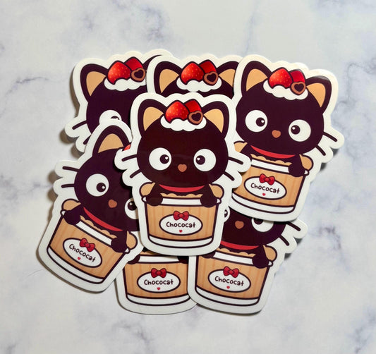 Sanrio Stickers Chococat|Hello Kitty Sticker|Sanrio Sticker|Anime Sticker|Phone Sticker|Laptop Sticker|Water bottle Sticker|Valentines Gift