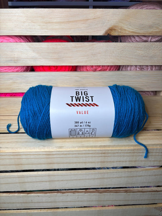 Big Twist Sapphire Blue Value Yarn