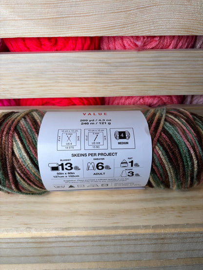 Big Twist Woodland Camo Value Yarn