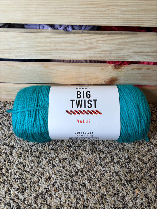 Big Twist Value Yarn Teal