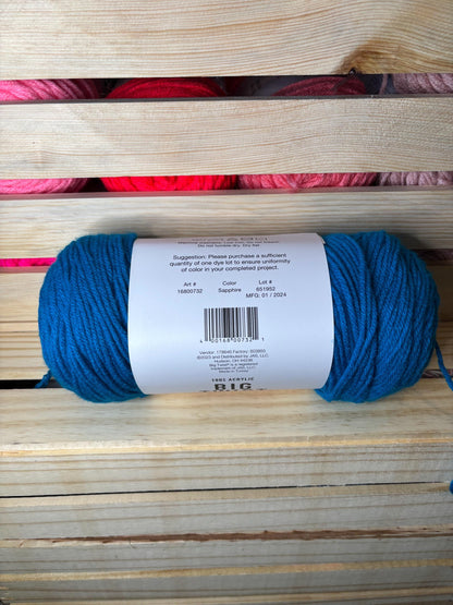 Big Twist Sapphire Blue Value Yarn