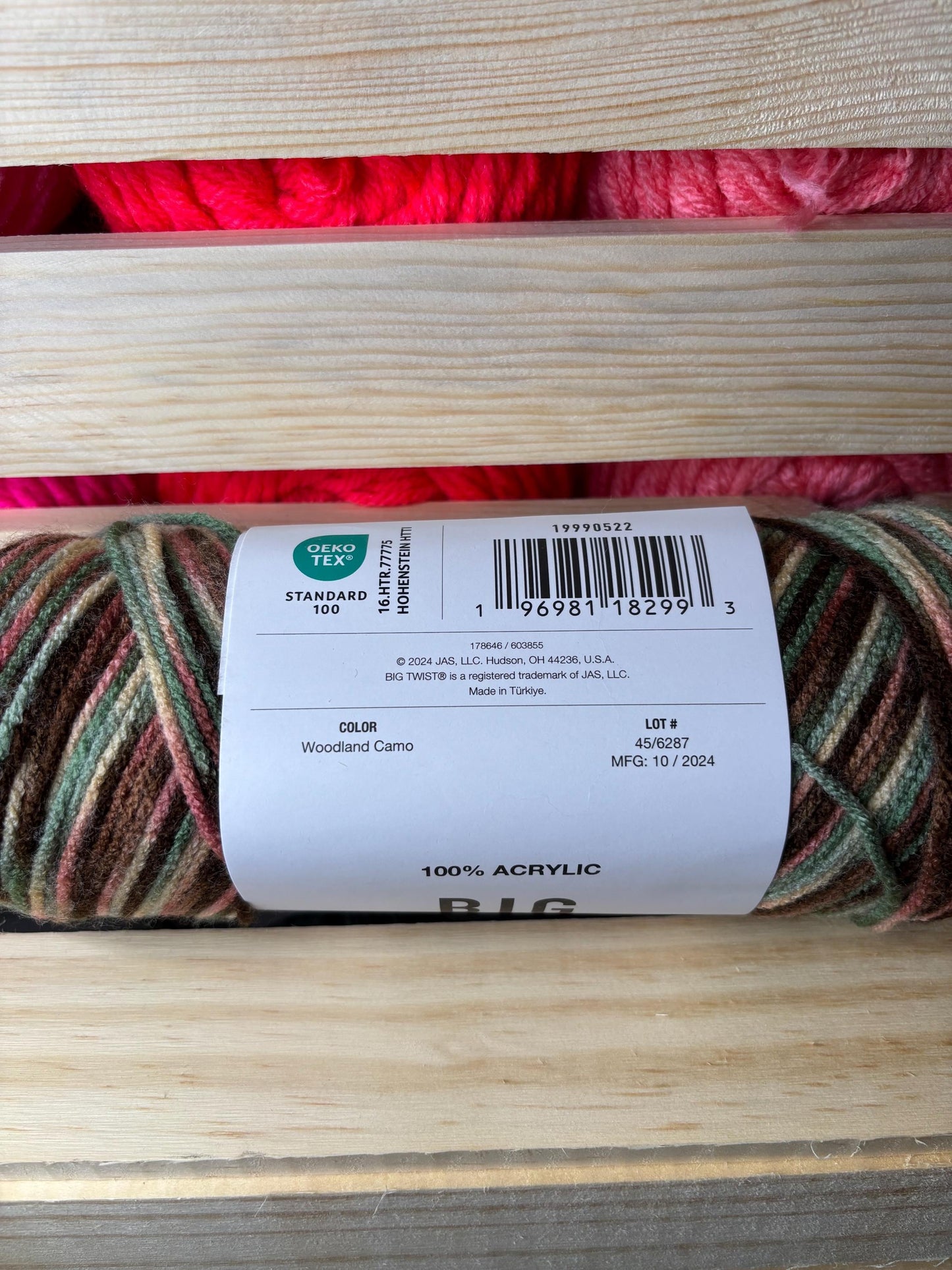 Big Twist Woodland Camo Value Yarn