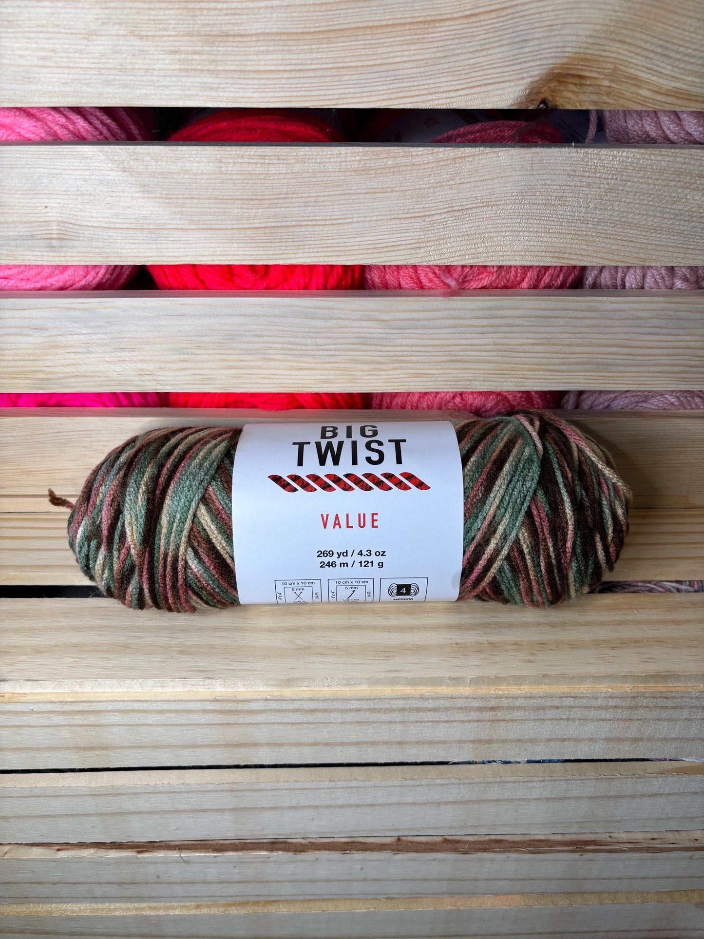 Big Twist Woodland Camo Value Yarn