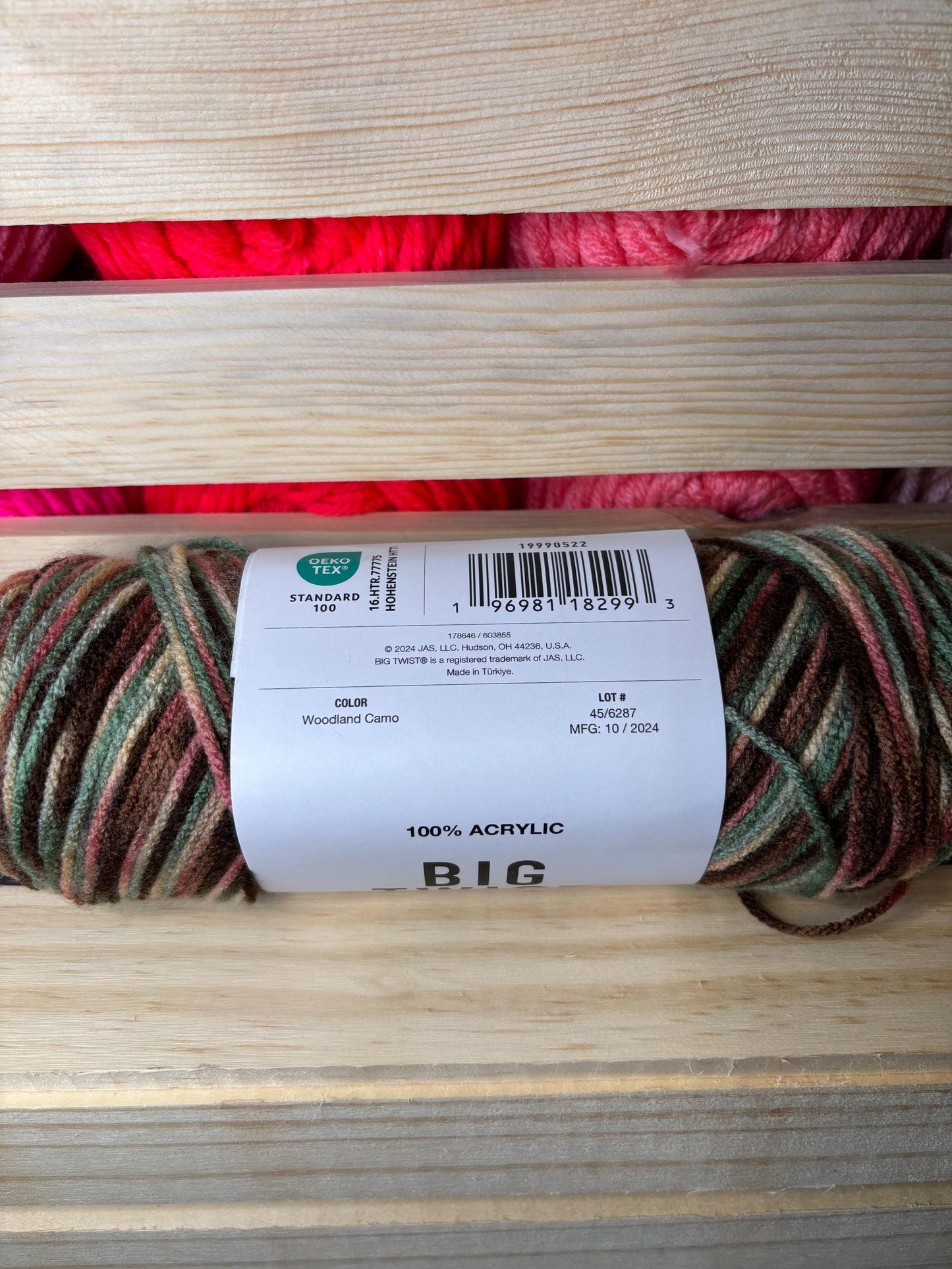 Big Twist Woodland Camo Value Yarn