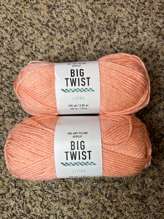 Big Twist Soft Peach Living Yarn
