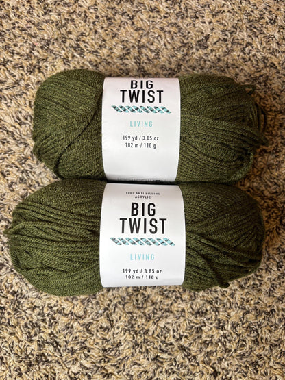 Big Twist Pine Green Living Yarn