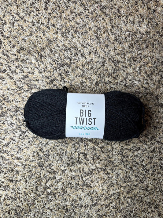 Big Twist Black Living Yarn